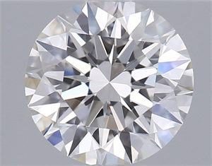 Picture of Natural Diamond 0.42 Carats, Round with Excellent Cut, H Color, VVS2 Clarity and Certified by GIA