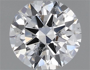 Picture of Natural Diamond 0.43 Carats, Round with Excellent Cut, G Color, I1 Clarity and Certified by GIA