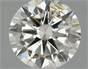 Natural Diamond 0.50 Carats, Round with Very Good Cut, I Color, SI2 Clarity and Certified by IGI