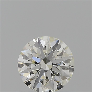 Picture of Natural Diamond 0.46 Carats, Round with Excellent Cut, J Color, VS2 Clarity and Certified by GIA