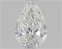 Natural Diamond 0.50 Carats, Pear with  Cut, F Color, VVS1 Clarity and Certified by GIA