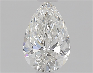 Picture of Natural Diamond 0.50 Carats, Pear with  Cut, F Color, VVS1 Clarity and Certified by GIA