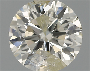 Picture of Natural Diamond 0.60 Carats, Round with Excellent Cut, J Color, I1 Clarity and Certified by IGI