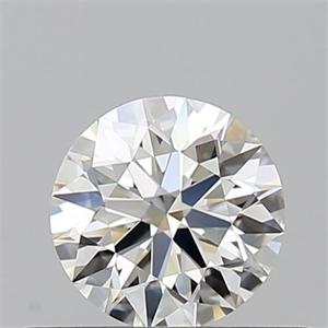 Picture of Natural Diamond 0.41 Carats, Round with Excellent Cut, H Color, IF Clarity and Certified by GIA