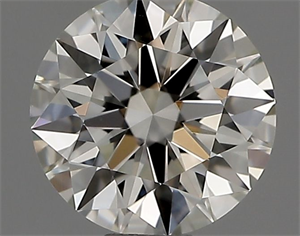 Picture of Natural Diamond 0.41 Carats, Round with Excellent Cut, I Color, IF Clarity and Certified by IGI