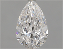 Natural Diamond 1.01 Carats, Pear with  Cut, D Color, VVS1 Clarity and Certified by GIA