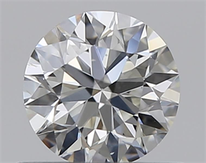 Picture of Natural Diamond 0.45 Carats, Round with Excellent Cut, I Color, SI2 Clarity and Certified by GIA