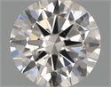 Natural Diamond 0.60 Carats, Round with Excellent Cut, J Color, SI1 Clarity and Certified by IGI