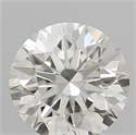 Natural Diamond 0.57 Carats, Round with Excellent Cut, K Color, VVS1 Clarity and Certified by GIA