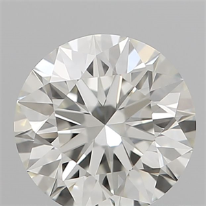 Picture of Natural Diamond 0.57 Carats, Round with Excellent Cut, K Color, VVS1 Clarity and Certified by GIA