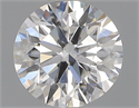 Natural Diamond 0.50 Carats, Round with Excellent Cut, F Color, I1 Clarity and Certified by GIA