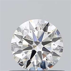 Picture of Natural Diamond 0.50 Carats, Round with Excellent Cut, I Color, VS2 Clarity and Certified by GIA