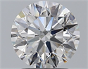 Natural Diamond 1.90 Carats, Round with Excellent Cut, D Color, VS2 Clarity and Certified by GIA