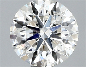 Picture of Natural Diamond 0.40 Carats, Round with Excellent Cut, I Color, SI2 Clarity and Certified by GIA