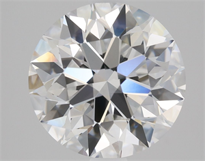 Picture of Natural Diamond 2.01 Carats, Round with Excellent Cut, E Color, VVS2 Clarity and Certified by GIA