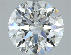 Picture of Natural Diamond 2.56 Carats, Round with Excellent Cut, E Color, VVS1 Clarity and Certified by GIA