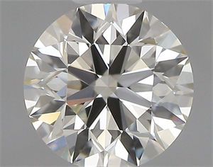 Picture of Natural Diamond 0.40 Carats, Round with Excellent Cut, I Color, VS1 Clarity and Certified by GIA