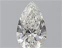 Natural Diamond 0.71 Carats, Pear with  Cut, H Color, VVS1 Clarity and Certified by GIA