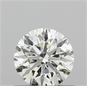 Natural Diamond 0.50 Carats, Round with Very Good Cut, I Color, VS2 Clarity and Certified by IGI