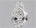 Natural Diamond 0.61 Carats, Pear with  Cut, D Color, VS1 Clarity and Certified by GIA