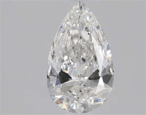 Picture of Natural Diamond 0.61 Carats, Pear with  Cut, D Color, VS1 Clarity and Certified by GIA