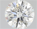 Natural Diamond 0.52 Carats, Round with Excellent Cut, J Color, SI1 Clarity and Certified by GIA