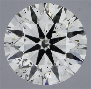 Picture of Natural Diamond 0.58 Carats, Round with Very Good Cut, J Color, SI2 Clarity and Certified by GIA