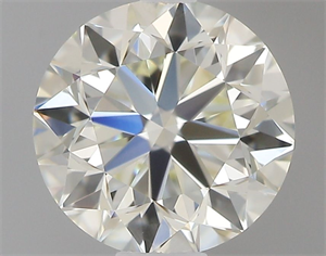 Picture of Natural Diamond 0.50 Carats, Round with Very Good Cut, J Color, VVS1 Clarity and Certified by IGI