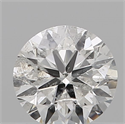 Natural Diamond 0.62 Carats, Round with Very Good Cut, G Color, I1 Clarity and Certified by IGI