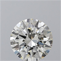 Natural Diamond 2.50 Carats, Round with Excellent Cut, K Color, VVS2 Clarity and Certified by GIA