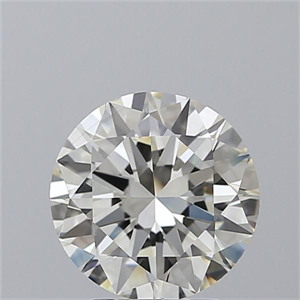 Picture of Natural Diamond 2.50 Carats, Round with Excellent Cut, K Color, VVS2 Clarity and Certified by GIA