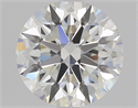 Natural Diamond 2.06 Carats, Round with Excellent Cut, I Color, VVS2 Clarity and Certified by GIA