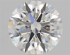 Picture of Natural Diamond 2.06 Carats, Round with Excellent Cut, I Color, VVS2 Clarity and Certified by GIA