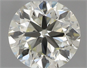 Natural Diamond 0.40 Carats, Round with Very Good Cut, K Color, VS2 Clarity and Certified by IGI