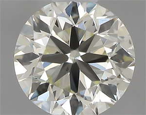 Picture of Natural Diamond 0.40 Carats, Round with Very Good Cut, K Color, VS2 Clarity and Certified by IGI