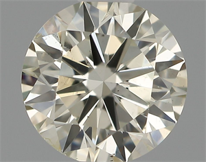 Picture of Natural Diamond 0.62 Carats, Round with Excellent Cut, K Color, SI1 Clarity and Certified by IGI