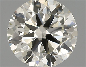 Picture of Natural Diamond 0.40 Carats, Round with Excellent Cut, H Color, VS2 Clarity and Certified by IGI