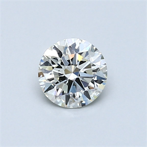 Picture of Natural Diamond 0.50 Carats, Round with Very Good Cut, K Color, SI2 Clarity and Certified by GIA