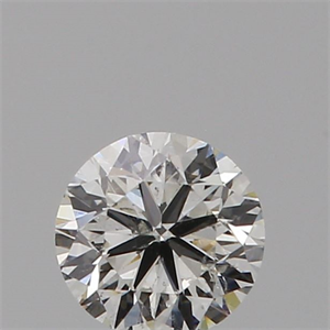 0.30 Carats, ROUND Diamond with GD Cut, I Color, SI2 Clarity and Certified by GIA