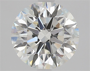 Picture of Natural Diamond 1.98 Carats, Round with Excellent Cut, I Color, VVS2 Clarity and Certified by GIA