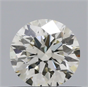 Natural Diamond 0.50 Carats, Round with Excellent Cut, K Color, VS1 Clarity and Certified by GIA