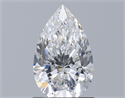 Natural Diamond 1.06 Carats, Pear with  Cut, E Color, VS2 Clarity and Certified by GIA