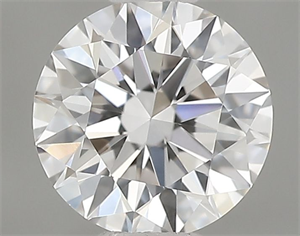 Picture of Natural Diamond 0.40 Carats, Round with Excellent Cut, H Color, VVS1 Clarity and Certified by GIA