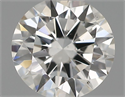 Natural Diamond 0.40 Carats, Round with Excellent Cut, H Color, VS2 Clarity and Certified by IGI