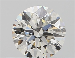 Picture of Natural Diamond 0.41 Carats, Round with Excellent Cut, I Color, VS1 Clarity and Certified by GIA