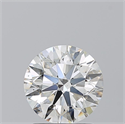 Natural Diamond 1.80 Carats, Round with Excellent Cut, I Color, SI1 Clarity and Certified by GIA