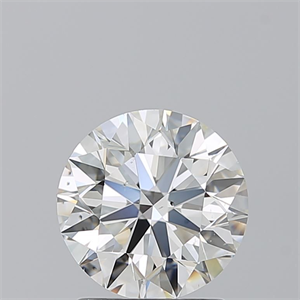 Picture of Natural Diamond 1.80 Carats, Round with Excellent Cut, I Color, SI1 Clarity and Certified by GIA