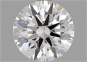 Natural Diamond 1.70 Carats, Round with Excellent Cut, E Color, VVS2 Clarity and Certified by GIA