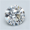 Natural Diamond 2.01 Carats, Round with Excellent Cut, G Color, VS2 Clarity and Certified by GIA