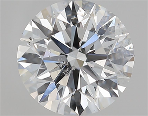 Picture of Natural Diamond 1.51 Carats, Round with Excellent Cut, D Color, SI2 Clarity and Certified by GIA